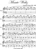 Thumbnail minute waltz, easy piano, sheet music