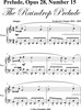 Thumbnail Raindrop Prelude Opus 28 Number 15 Easiest Piano Sheet Music