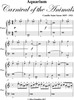 Thumbnail Aquarium Carnival of the Animals Easy Piano Sheet Music