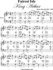 Thumbnail Fairest Isle King Arthur Easy Piano Sheet Music