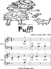 Thumbnail Puff Beginner Piano Sheet Music Tadpole Edition