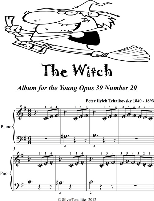 Product picture The Witch Album for the Young Opus 39 Number 20 Beginner Pia