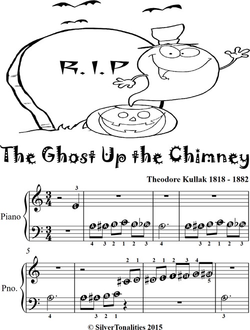 Product picture The Ghost Up the Chimney Beginner Piano Sheet Music